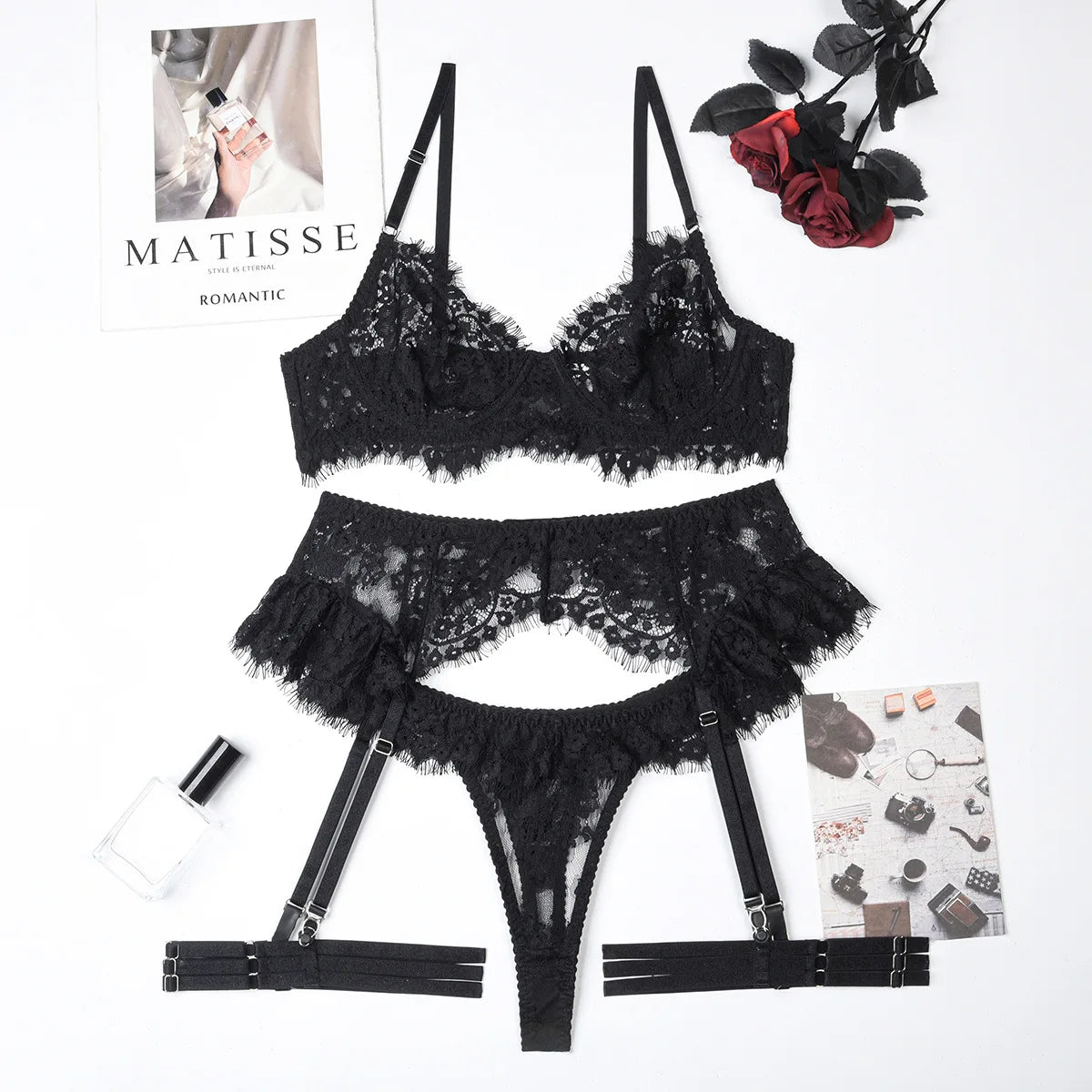 Liana's | 3-Teilige Dessous Set